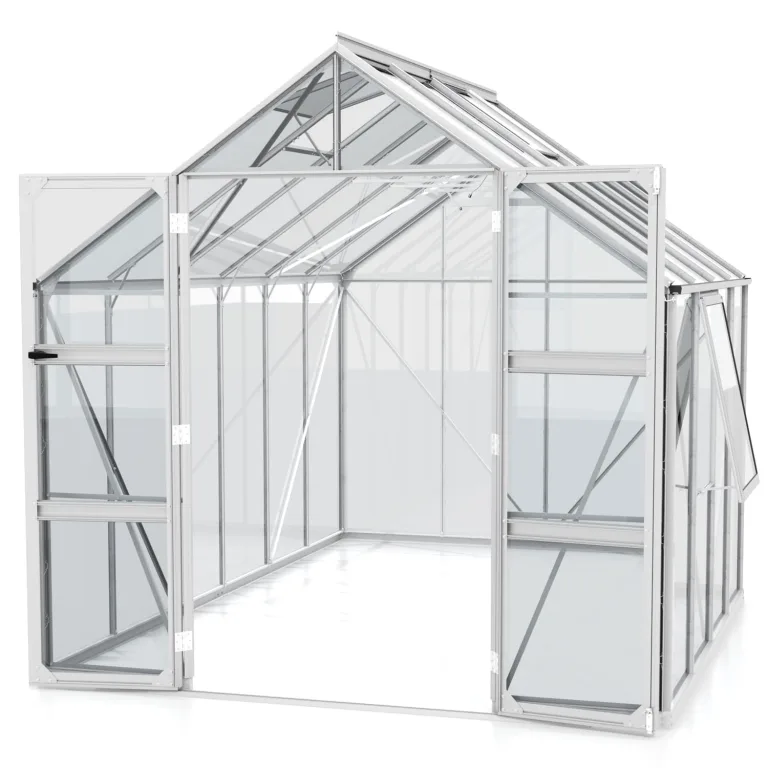 Vitavia Gewächshaus Olymp 6700", Aluminium, 6,7 m², 3 mm ESG | Wetterfestes & stabiles Treibhaus | Perfekt für Gemüse & Pflanzen | Robust & langlebig – Bild 2