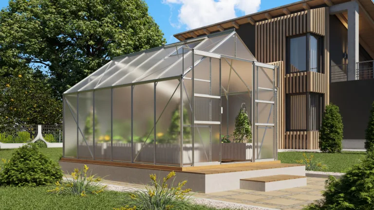 Vitavia Gewächshaus Mars 8300", Aluminium eloxiert, 8,3 m², 6 mm HKP | Wetterfestes & stabiles Treibhaus | Perfekt für Gemüse & Pflanzen | Robust & langlebig – Bild 10