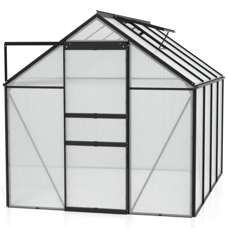 Vitavia Gewächshaus Comet 6200", Aluminium, 6,2 m², 4 mm HKP | Wetterfestes & stabiles Treibhaus | Perfekt für Gemüse & Pflanzen | Robust & langlebig – Bild 10