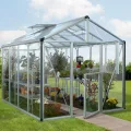 Vitavia Gewächshaus Zeus 8100", Aluminium eloxiert, 8,1 m², 3 mm ESG, 10 mm HKP | Wetterfestes & stabiles Treibhaus | Perfekt für Gemüse & Pflanzen | Robust & langlebig - Thumbnail 1