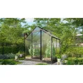Vitavia Gewächshaus Marley inkl. Ready2Grow Zubehör-Set, schwarz, 2,5 m², 6 mm HKP | Wetterfestes & stabiles Treibhaus | Perfekt für Gemüse & Pflanzen | Robust & langlebig - Thumbnail 1