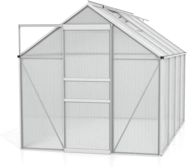 Vitavia Gewächshaus Calypso 5800", Aluminium eloxiert, 5,8 m², 4 mm HKP | Wetterfestes & stabiles Treibhaus | Perfekt für Gemüse & Pflanzen | Robust & langlebig – Bild 3