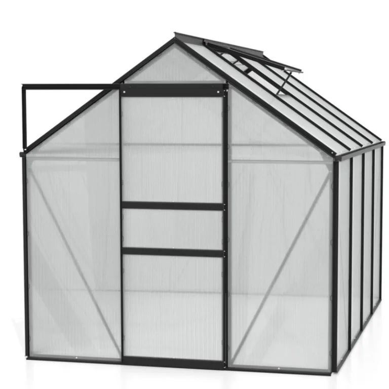 Vitavia Gewächshaus Venus 6200", Aluminium eloxiert, 6,2 m², 6 mm HKP | Wetterfestes & stabiles Treibhaus | Perfekt für Gemüse & Pflanzen | Robust & langlebig – Bild 9