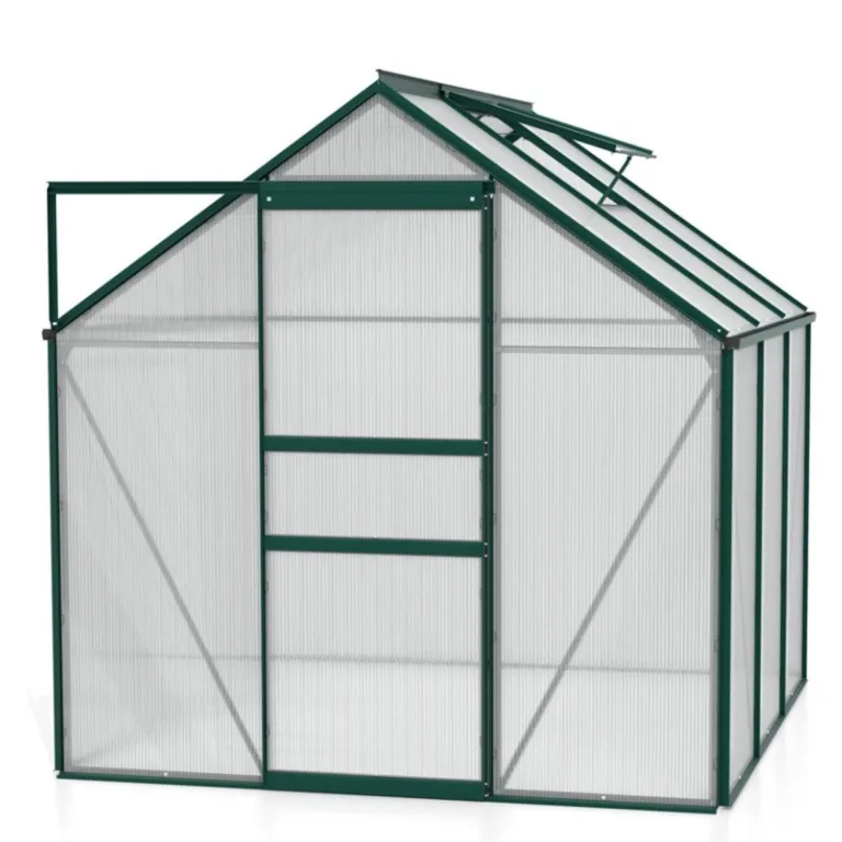 Vitavia Gewächshaus Venus 6200", Aluminium eloxiert, 6,2 m², 6 mm HKP | Wetterfestes & stabiles Treibhaus | Perfekt für Gemüse & Pflanzen | Robust & langlebig – Bild 10