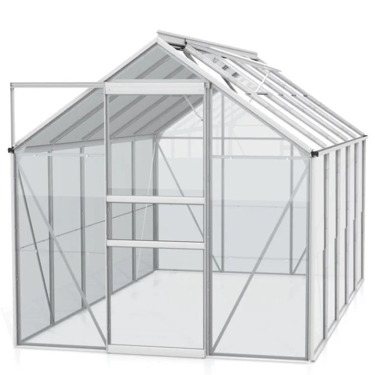 Vitavia Gewächshaus Venus 6200", Aluminium eloxiert, 6,2 m², 3 mm ESG | Wetterfestes & stabiles Treibhaus | Perfekt für Gemüse & Pflanzen | Robust & langlebig – Bild 1