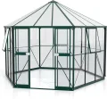 Vitavia Gewächshaus Pi 9000", smaragd, 3 mm ESG | Wetterfestes & stabiles Treibhaus | Perfekt für Gemüse & Pflanzen | Robust & langlebig - Thumbnail 3