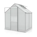 Vitavia Gewächshaus Apollo 2500", Aluminium eloxiert, 2,5 m², 6 mm HKP | Wetterfestes & stabiles Treibhaus | Perfekt für Gemüse & Pflanzen | Robust & langlebig - Thumbnail 1