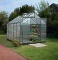 Vitavia Gewächshaus Mars 8300", schwarz, 8,3 m², 6 mm HKP | Wetterfestes & stabiles Treibhaus | Perfekt für Gemüse & Pflanzen | Robust & langlebig - Thumbnail 4