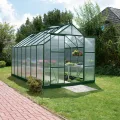 Vitavia Gewächshaus Mars 11500", smaragd grün, 11,5 m², 4 mm HKP | Wetterfestes & stabiles Treibhaus | Perfekt für Gemüse & Pflanzen | Robust & langlebig - Thumbnail 4
