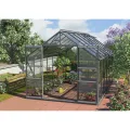 Vitavia Gewächshaus Mars 11500", schwarz, 11,5 m², 3 mm ESG | Wetterfestes & stabiles Treibhaus | Perfekt für Gemüse & Pflanzen | Robust & langlebig - Thumbnail 4