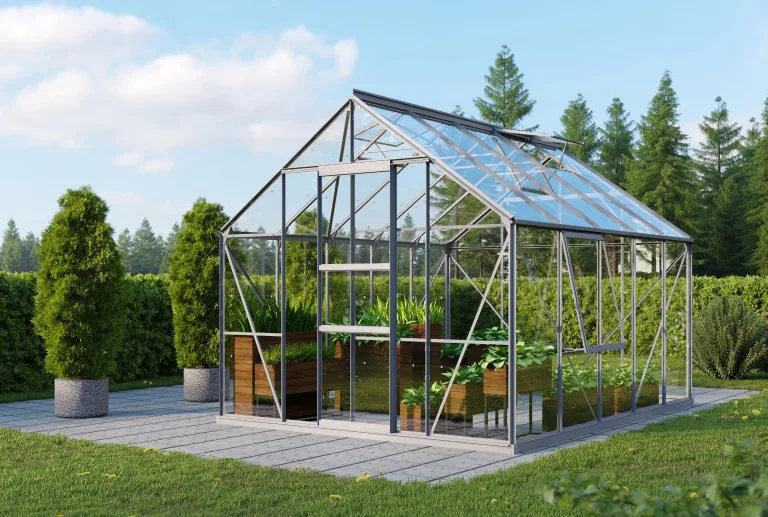 Vitavia Gewächshaus Meridian 1 9900", schwarz, 9,9 m², 4 mm HKP | Wetterfestes & stabiles Treibhaus | Perfekt für Gemüse & Pflanzen | Robust & langlebig – Bild 7