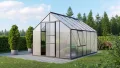 Vitavia Gewächshaus Meridian 1 9900", schwarz, 9,9 m², 4 mm HKP | Wetterfestes & stabiles Treibhaus | Perfekt für Gemüse & Pflanzen | Robust & langlebig - Thumbnail 4