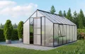 Vitavia Gewächshaus Meridian 1 9900", schwarz, 9,9 m², 4 mm HKP | Wetterfestes & stabiles Treibhaus | Perfekt für Gemüse & Pflanzen | Robust & langlebig - Thumbnail 5