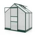 Vitavia Gewächshaus Apollo 2500", smaragd grün, 2,5 m², 6 mm HKP | Wetterfestes & stabiles Treibhaus | Perfekt für Gemüse & Pflanzen | Robust & langlebig - Thumbnail 1