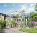 Vitavia Gewächshaus Campus, schwarz, 13m², 3 mm ESG | Wetterfestes & stabiles Treibhaus | Perfekt für Gemüse & Pflanzen | Robust & langlebig - Thumbnail 4