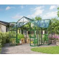 Vitavia Gewächshaus Campus, schwarz, 13m², 3 mm ESG | Wetterfestes & stabiles Treibhaus | Perfekt für Gemüse & Pflanzen | Robust & langlebig - Thumbnail 5