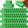 50 Stück Klemmklemmen Tunnel Clips grün Kunststoff 11mm - Thumbnail 9