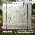 Arebos Tomatengewächshaus Foliengewächshaus mit 2 Belüftungsfenster | Gewächshaus groß | Tomatenhaus, Treibhaus mit Tür zum Aufrollen | 200x77x170 cm Frühbeet, Gemüse, Blumen, Obst | Gewächshausfolie - Thumbnail 7