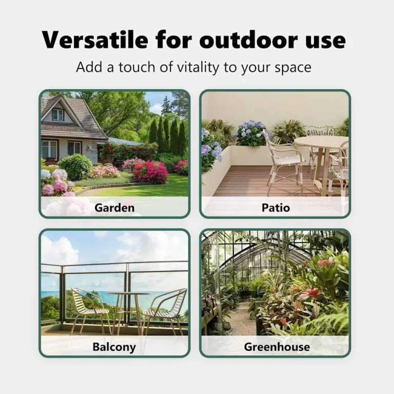 vidaXL Hochbeet Grün 80 x 80 x 44 cm Stahl, Garten- und Terrassenpflanzentopf aus Stahl, langlebig, modern, für Blumen und Pflanzen, minimalistisches Design – Bild 6