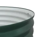 vidaXL Hochbeet Grün 80 x 80 x 81 cm Stahl, Garten- und Terrassenpflanzentopf aus Stahl, langlebig, modern, für Blumen und Pflanzen, minimalistisches Design - Thumbnail 7