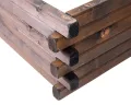 Greenspot - Hochbeet Holz - Kräuterbeet für Garten - 100x100 - aus Echtholz, Imprägniert - Gemüsebeet, Blumenbeet, Pflanzkübel XXL, Pflanzkasten - Timber Palisanderbraun Dunkel - Thumbnail 5