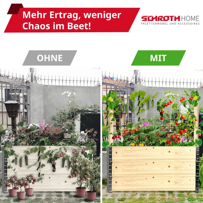 Schroth Home Frühbeete Hochbeete 120 x 80 x 100 cm – Frühbeet - Anzuchtgewächshaus - Hochbeet Abdeckung inkl. 3 Faltrahmen 120 x 80 x 20 (Frühbeet komplett) – Bild 3