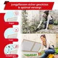 Schroth Home Frühbeete Hochbeete 120 x 80 x 100 cm – Frühbeet - Anzuchtgewächshaus - Hochbeet Abdeckung inkl. 3 Faltrahmen 120 x 80 x 20 (Frühbeet komplett) - Thumbnail 5