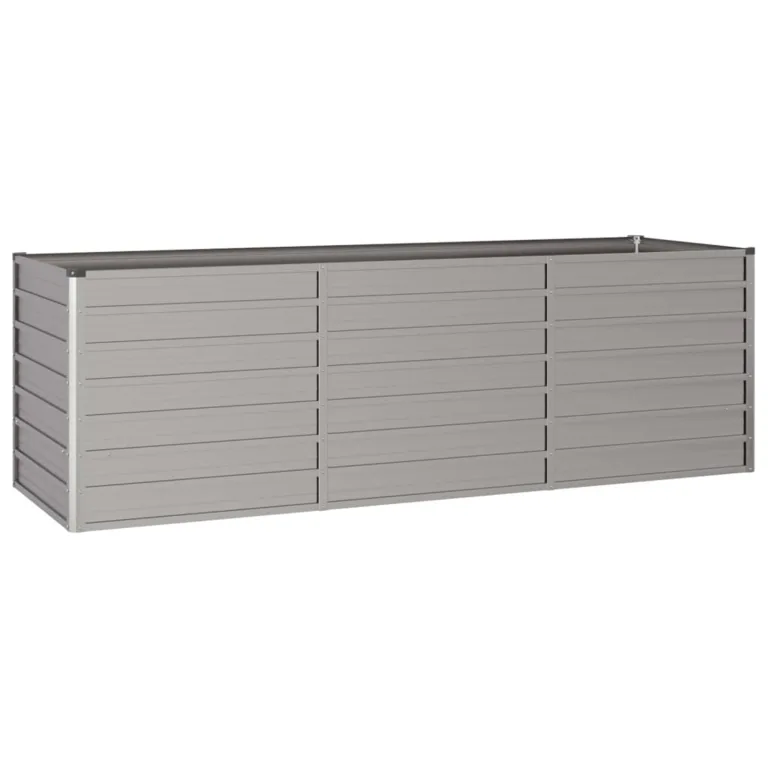 Festnight Hochbeet Metall Cortenstahl Rostig 240x80x77 cm Hochbeete für Garten Balkon Terrasse Kräuterbeet Pflanzkübel Gemüsebeet Pflanzkasten Hochbeet Blumenkübel Blumenkasten – Bild 3