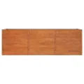 Festnight Hochbeet Metall Cortenstahl Rostig 240x80x77 cm Hochbeete für Garten Balkon Terrasse Kräuterbeet Pflanzkübel Gemüsebeet Pflanzkasten Hochbeet Blumenkübel Blumenkasten - Thumbnail 4