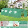 Gewächshaus Foliengewächshaus 3x6 m Folientunnel Tomatengewächshaus Tomatenhaus 18 m² mit 6 Fenster Treibhaus Tomatendach Gartengewächshäuser für Anzucht & Pflanzenzucht - Thumbnail 8
