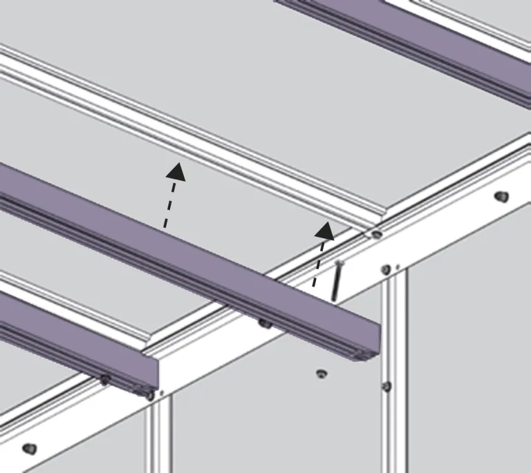 Vitavia Anlehn-Gewächshaus Helena 8600", Aluminium, 8,6 m², 3 mm ESG, 10 mm HKP | Wetterfestes & stabiles Wand-Gewächshaus zur Pflanzenanzucht | Ideales Treibhaus für Gemüse, Kräuter & Blumen – Bild 5