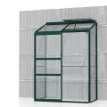 Vitavia Anlehn-Gewächshaus Ida 1300", Aluminium eloxiert, 1,3 m², 3 mm ESG | Wetterfestes & stabiles Wand-Gewächshaus zur Pflanzenanzucht | Ideales Treibhaus für Gemüse, Kräuter & Blumen - Thumbnail 7