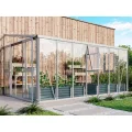 Vitavia Anlehn-Gewächshaus Helena 10200", Aluminium, 10,2 m², 3 mm ESG, 10 mm HKP | Wetterfestes & stabiles Wand-Gewächshaus zur Pflanzenanzucht | Ideales Treibhaus für Gemüse, Kräuter & Blumen - Thumbnail 8