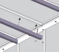 Vitavia Anlehn-Gewächshaus Helena 8600", schwarz, 8,6 m², 3 mm ESG, 10 mm HKP | Wetterfestes & stabiles Wand-Gewächshaus zur Pflanzenanzucht | Ideales Treibhaus für Gemüse, Kräuter & Blumen - Thumbnail 5