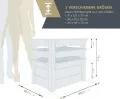 WESTMANN Premium Hochbeet aus Lärchenholz mit Aussaatkalender| Natur | 66x91x73 cm | Kräuterbeet | Holzhochbeet zum Bepflanzen von Gemüse & Kräutern - Thumbnail 8