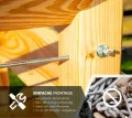 WESTMANN Premium Hochbeet aus Lärchenholz mit Aussaatkalender | Natur | 125x91x73 cm | Kräuterbeet | Holzhochbeet zum Bepflanzen von Gemüse & Kräutern - Thumbnail 6