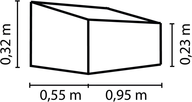 Vitavia Frühbeet Levana 2", mit Aufstelldach, grau | Wetterfest aus Zincalume® | Ergonomisch & Rückenschonend | Schutz vor Schnecken & Unkraut | Perfekt für Gemüse & Blumen – Bild 2