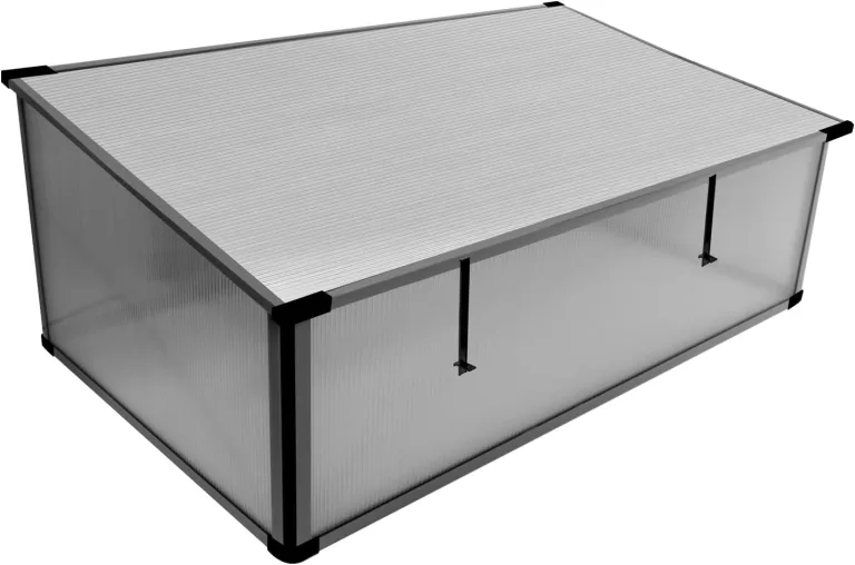 Vitavia Frühbeet Levana 2", mit Aufstelldach, grau | Wetterfest aus Zincalume® | Ergonomisch & Rückenschonend | Schutz vor Schnecken & Unkraut | Perfekt für Gemüse & Blumen – Bild 4