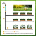 Hoteche Mikro-Bewässerungssystem, Tropfbewässerungsset mit 30 einstellbaren Tropfern, 20m Schlauch, inkl. Adapter & Zubehör für Garten/Gewächshaus - Thumbnail 5