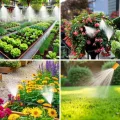 Hoteche Mikro-Bewässerungssystem, Tropfbewässerungsset mit 30 einstellbaren Tropfern, 20m Schlauch, inkl. Adapter & Zubehör für Garten/Gewächshaus - Thumbnail 6