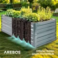 Arebos Hochbeet Metall 120x90x59 cm | Gartenbeet aus verzinktem Stahl | Pflanzbeet wetterfest & rostfrei | Rechteckiges Gemüsebeet für Garten & Terrasse | Hochbeet Bausatz ohne Boden - Thumbnail 4