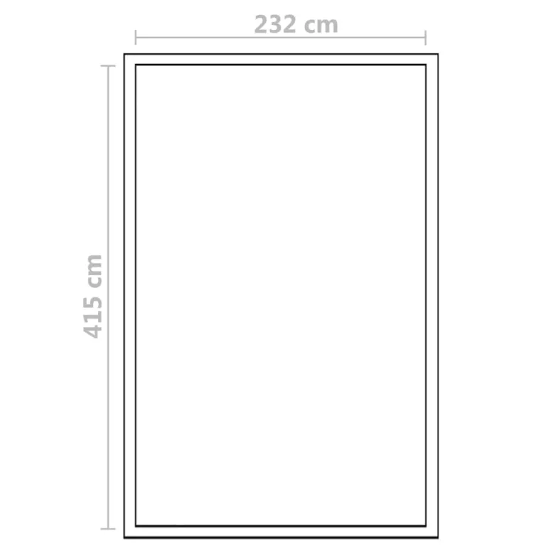 HOMIUSE Gewächshaus 421x250x195 cm Gewächshäuser Transparent Gewächshaus Aluminium Heizung Tomatenhaus Smart Garden – Bild 7