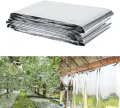 Pflanzen Reflektierende Folie, PETP Folie Silber Garten Gewächshaus Grow Light Zubehör, 210 * 155 cm, reflektierendes Licht für Pflanzenwachstum - Thumbnail 6
