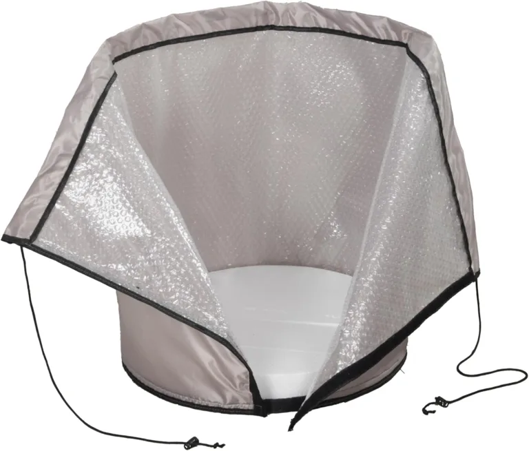 Maximex Pflanzenschutz Pflanztopf-Sack 2er Set Überwinterung Frostschutz Pflanzen 28l Zylinder platzsparend verstaubar 30x40cm Beige Polyester Kunststoff – Bild 2