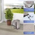 Maximex Pflanzenschutz Pflanztopf-Sack 2er Set Überwinterung Frostschutz Pflanzen 28l Zylinder platzsparend verstaubar 30x40cm Beige Polyester Kunststoff - Thumbnail 5