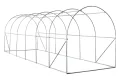 Foliengewächshaus mit PE-Folie – UV-beständig & wetterfest – Tunnelgewächshaus mit Stahlrahmen – Tomatenhaus für Garten – Frühbeet Pflanzenhaus begehbar – Grün (Grün, 200x600x200cm) - Thumbnail 7