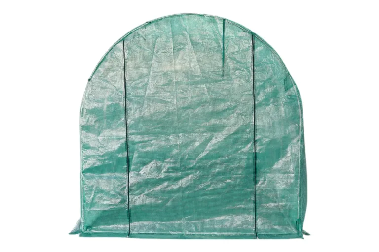 Foliengewächshaus mit PE-Folie – UV-beständig & wetterfest – Tunnelgewächshaus mit Stahlrahmen – Tomatenhaus für Garten – Frühbeet Pflanzenhaus begehbar – Grün (Grün, 200x450x200cm) – Bild 9