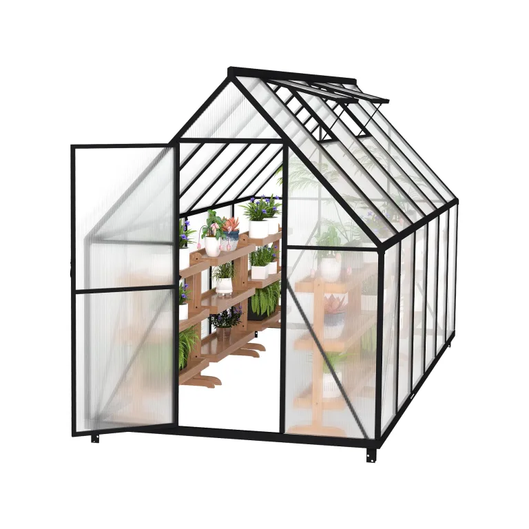 UISEBRT Treibhaus für Tomatenbau mit Fundament, UV- & Frostgeschützt – Bild 10