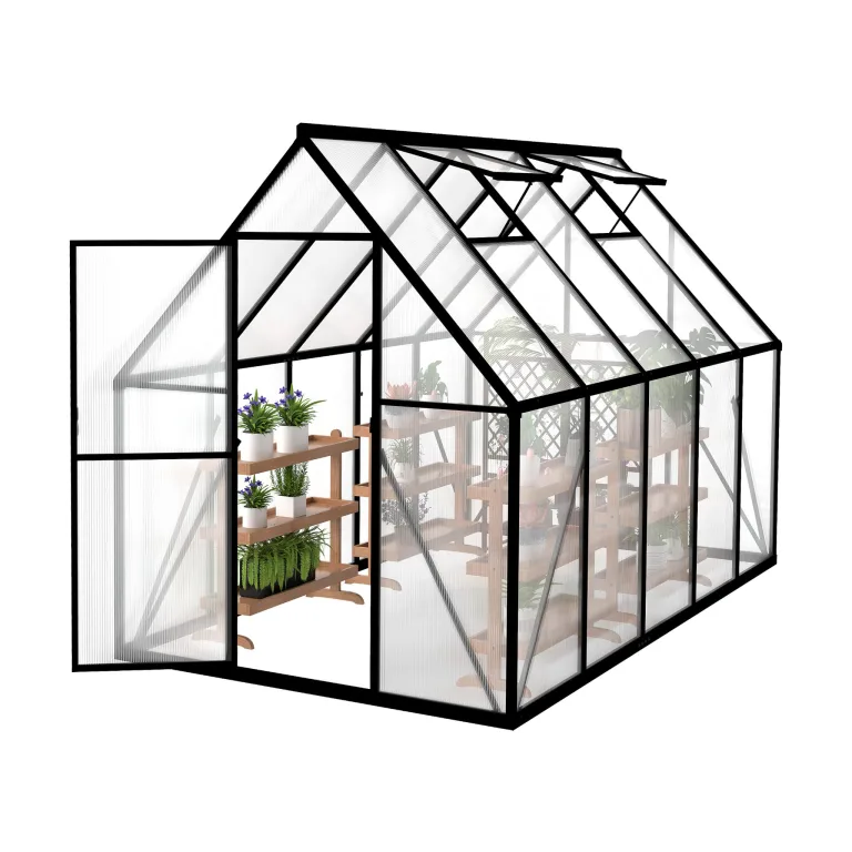 UISEBRT Treibhaus für Tomatenbau mit Fundament, UV- & Frostgeschützt – Bild 1