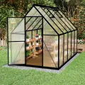 UISEBRT Treibhaus für Tomatenbau mit Fundament, UV- & Frostgeschützt - Thumbnail 8